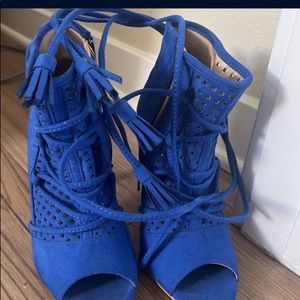 Blue Strap heels
